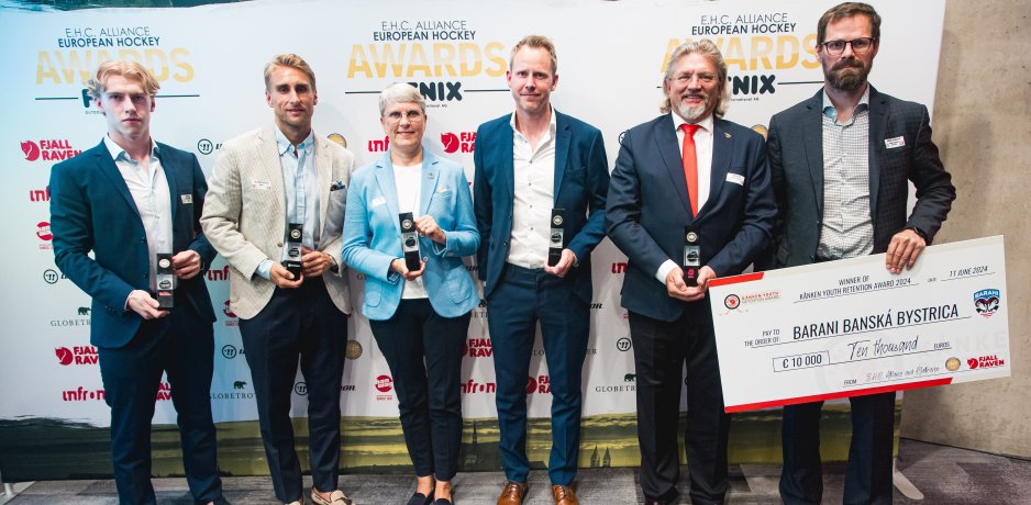 Winners announced for 2024 Fenix Outdoor Euro Hockey Awards